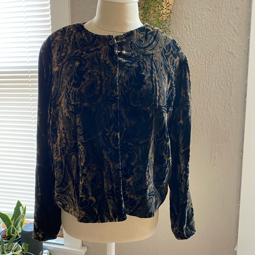 Vintage velvet blazer